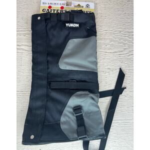 Yukon Stay-Dri Waterproof Gaiters – Size L/XL – Black/Gray – Hiking, Hunting etc